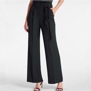 Elegant Black Women's Wide-Leg Pants